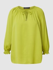 Blouseshirt met elastische mouwboorden van Marc Cain Groen - 40