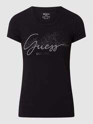 T-Shirt mit Strasssteinen von Guess - 12