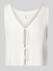 Top bluzkowy o kroju relaxed fit z czystej wiskozy model ‘NOVA LIFE’ od ONLY - 18