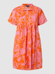 Kleid mit Allover-Muster Modell 'Baku' von Risy & Jerfs Pink - 21