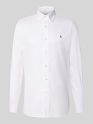 Koszula biznesowa o kroju regular fit z kołnierzykiem typu button down od Polo Ralph Lauren - 11