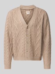Strickjacke mit Zopfmuster Modell 'FUNGI HEATHER' von Levi's® Beige - 31