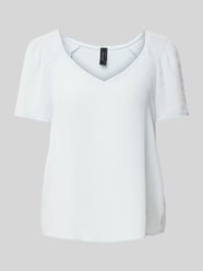 Regular Fit Blusenshirt mit V-Ausschnitt von Marc Cain - 9