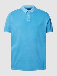 PLUS SIZE poloshirt met labelstitching van Marc o' Polo Plus Blauw / turquoise - 14