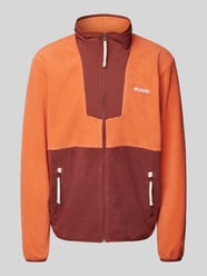 Fleecepullover mit Label-Patch Modell 'SEQUOIA' von COLUMBIA Orange - 6