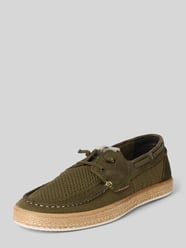 Buty żeglarskie z detal z logo od BULLBOXER - 14