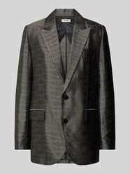 Blazer met all-over motief, model 'VEGY' van Zadig & Voltaire Grijs / zwart - 9