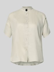 regular fit blouse met opstaande kraag en knoopsluiting van Armani Exchange - 2