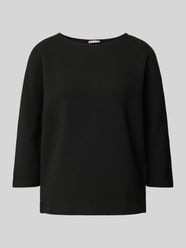 Sweatshirt mi 3/4-Ärmel von Street One Schwarz - 48