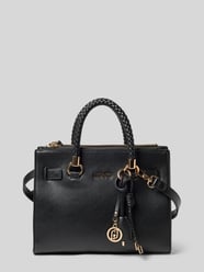 Handtas met labelapplicatie model 'SATCHEL MANHATTAN' van Liu Jo White - 10