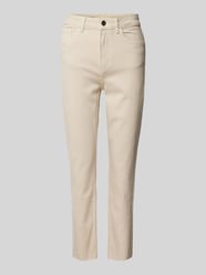 Straight Fit Jeans mit Baumwoll-Anteil Modell 'EMILY' von Only Beige - 40