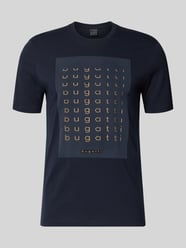 Koszulka z nadrukiem logo, krój regular fit od bugatti - 2