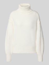 Rollkragenpullover mit Label-Detail von s.Oliver RED LABEL - 36