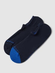 Sneakersokken met labeldetail in een set van 2 paar, model 'Dip Toe' van Scotch & Soda Blauw / turquoise - 41