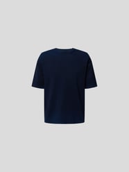T-Shirt mit Rundhalsausschnitt von Roberto Collina Blau - 6