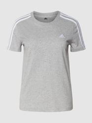 T-Shirt mit Label-Stitching von ADIDAS SPORTSWEAR Grau - 3