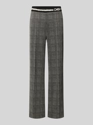 Broek van viscosemix met glencheck-motief, model 'AVA' van Cambio - 26