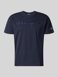 T-shirt z przeszyciem z logo z okrągłym dekoltem od Champion - 19