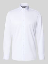 Slim fit zakelijk hemd in effen design met kentkraag van OLYMP Level 5 - 20