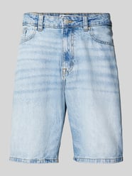 Regular Fit Jeansshorts im 5-Pocket-Design von REVIEW Blau - 3