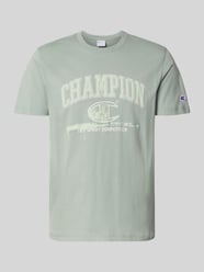 t-shirt z nadrukiem z logo i okrągłym dekoltem od Champion - 15