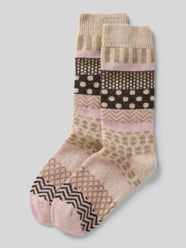 Socken mit Teilungsnähten von Jake*s Casual Beige - 34