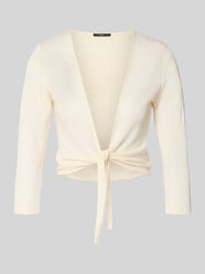 Strickjacke aus Viskose-Mix mit Schnürung von Zero - 6
