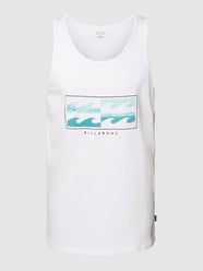 Tanktop van katoen met labelprint, model 'INVERSED' van Billabong Wit - 4