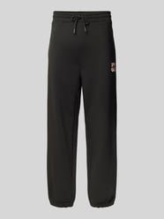 Loose fit sweatpants met tunnelkoord, model 'Dlogopante' van HUGO - 38