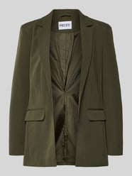 Długi żakiet o kroju loose fit z zaszewkami model „BOZZY” od PIECES - 16