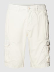 Shorts mit Label-Details Modell 'Novas' von Napapijri Weiß - 23