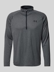 Longsleeve aus Viskose mit Troyer-Kragen von Under Armour Grau - 3