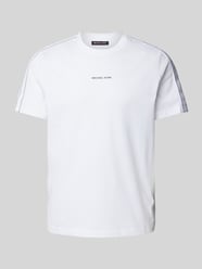 T-Shirt mit Galonstreifen von Michael Kors Weiß - 28