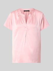 Blusenshirt aus Satin mit V-Ausschnitt von Betty Barclay Pink - 35