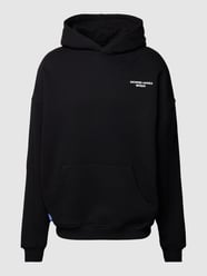 Hoodie mit Label-Print von PEQUS Schwarz - 46