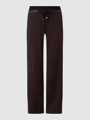 Joggingbroek met tunnelkoord  van Betty Barclay Bruin - 20