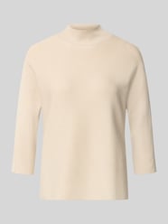 regular fit sweatshirt van viscosemix van COMMA Beige - 17