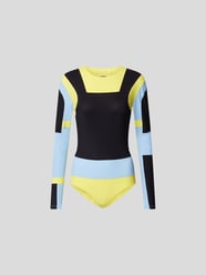 Body mit Rundhalsausschnitt von MM6 Maison Margiela Blau - 22
