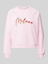 Sweatshirt met statementapplicatie van Rich & Royal Roze - 9