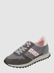 Lederen sneaker  van Blauer USA Grijs / zwart - 14