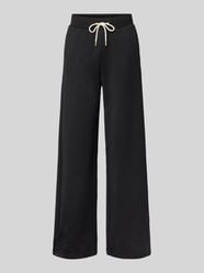 Wide leg sweatbroek met structuurmotief, model 'PEONY' van Guess Activewear - 42
