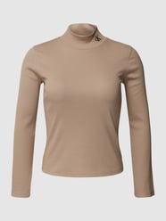 PLUS SIZE Longsleeve in Strick-Optik von Calvin Klein Jeans Plus Beige - 23