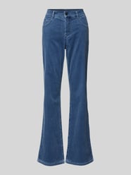 Bootcut Cordhose in Denim-Optik Modell 'Zuri' von Gardeur Blau - 23