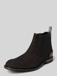 Chelsea boots met treklus, model 'Crepi' van Floris Van Bommel - 32