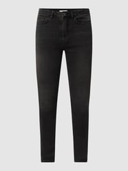 Skinny Fit High Waist Jeans mit Stretch-Anteil  von Jake*s Casual Schwarz - 29