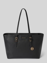 Handtas in echt leer met logodetail model 'Qiunn' van MICHAEL Michael Kors - 5