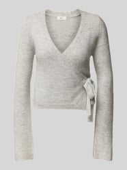 Strickcardigan in Wickel-Optik von Gina Tricot - 5