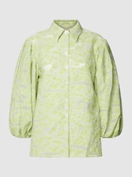 Hemdbluse mit Allover-Muster Modell 'MAGANA' von MOS MOSH Grün - 30