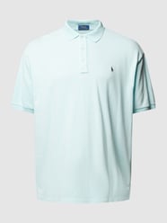 PLUS SIZE Poloshirt mit Label-Stitching von Polo Ralph Lauren Big & Tall Türkis - 5