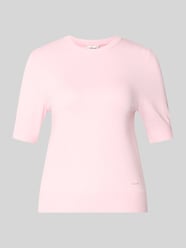 Slim Fit T-Shirt aus Viskose-Mix von s.Oliver RED LABEL Pink - 3